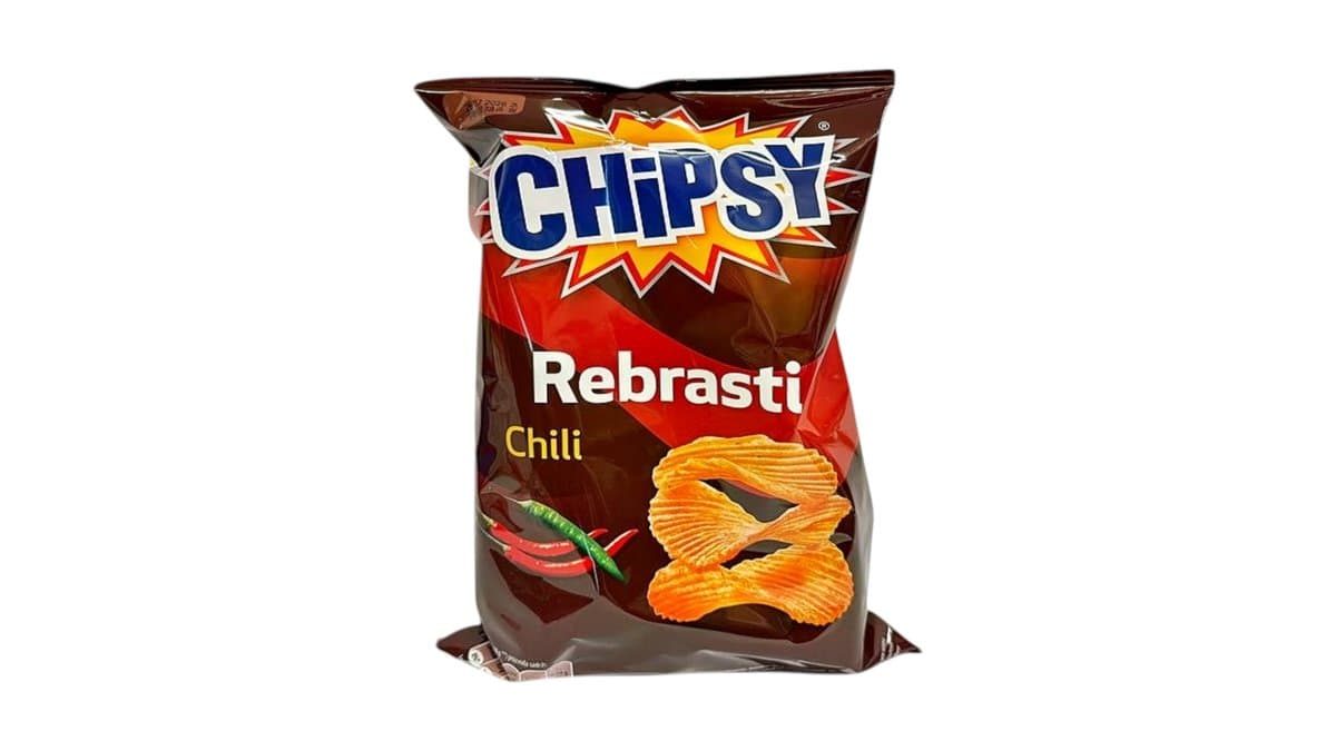 Chipsy Rebrasti Chilli 140g
