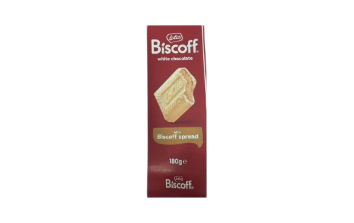 Biscoff White Chocolate 180Gr