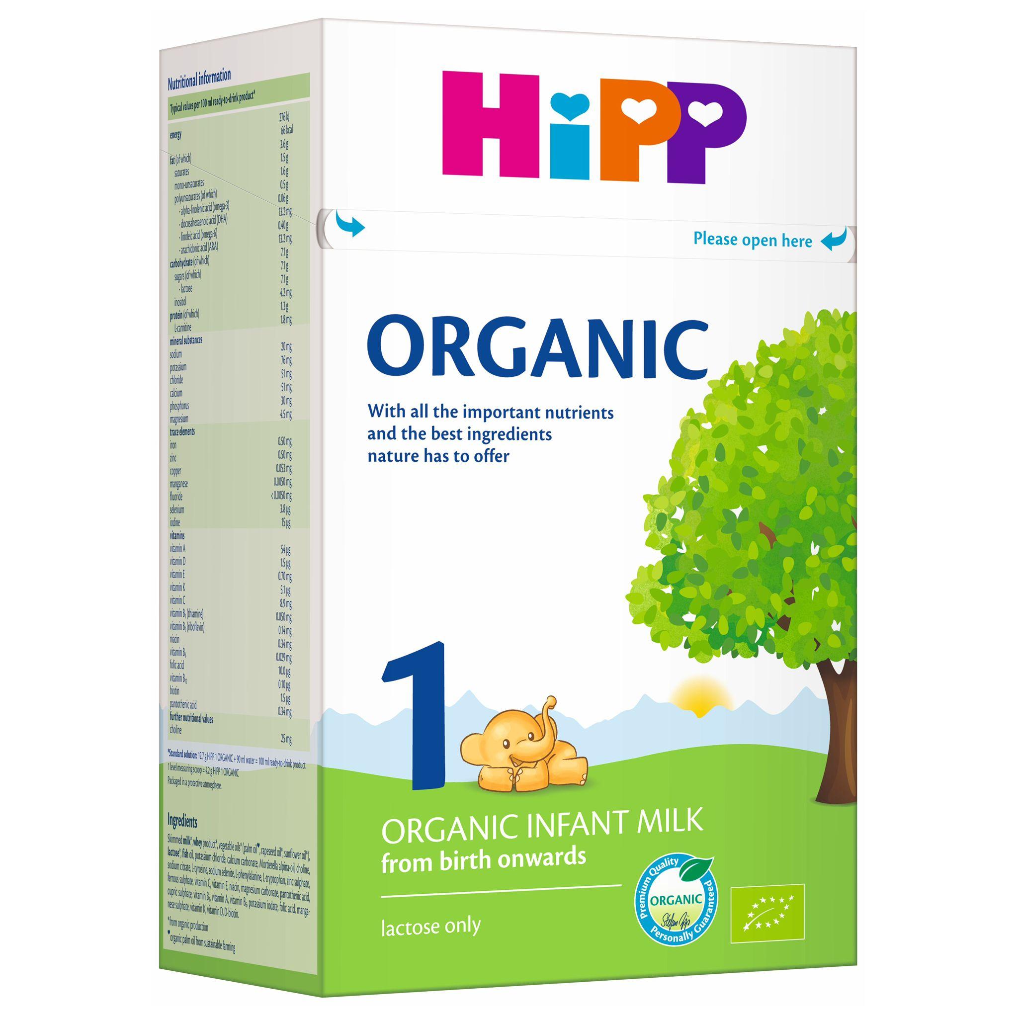 Hipp organic 1, 800g