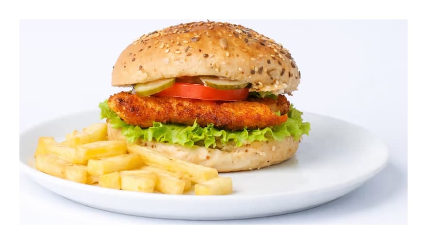 Hamburger + Pomfrit