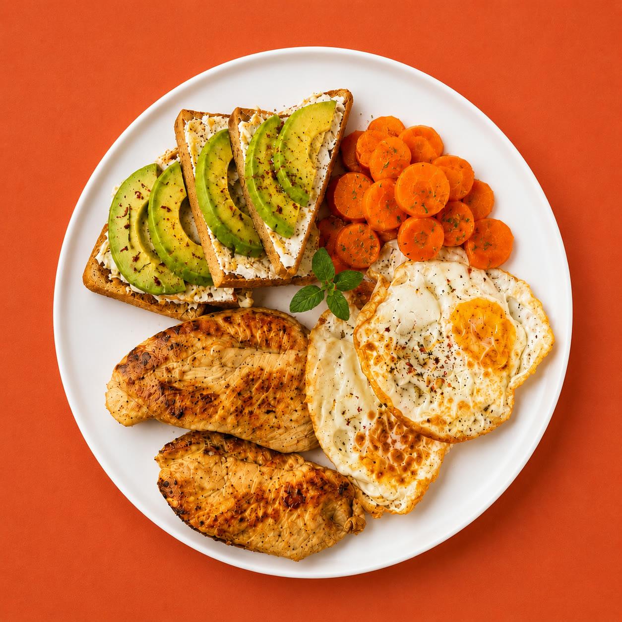 Chicken Brest & Avokado Tost