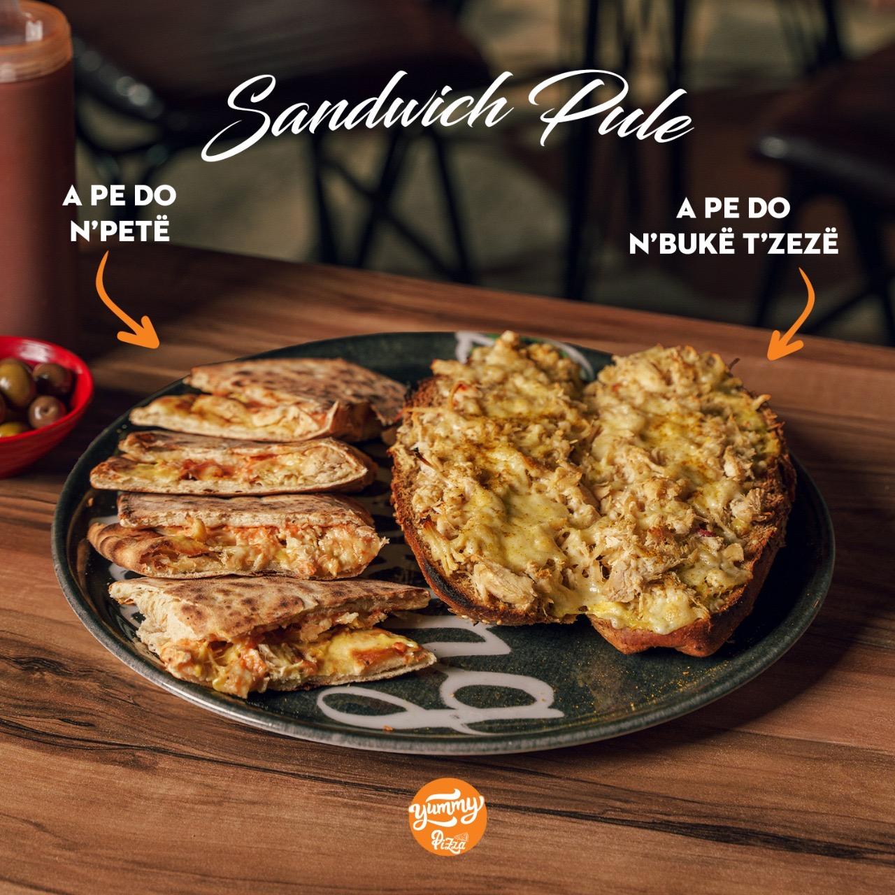 Sandwich Pule — Në bukë të zezë