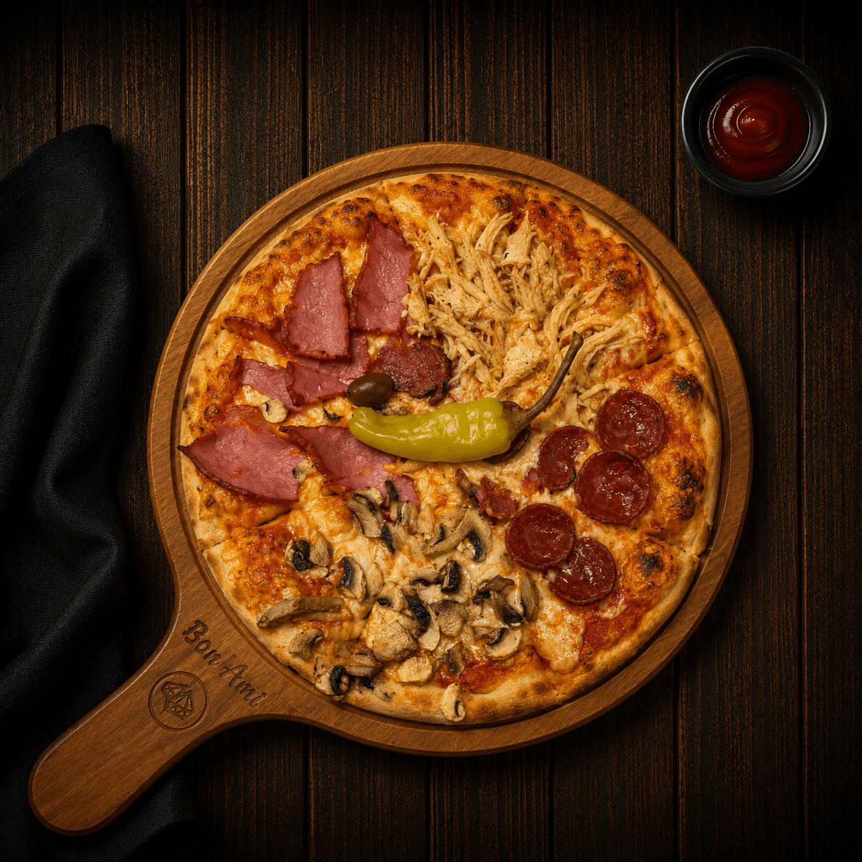 Pizza 4 Stinët (e madhe)