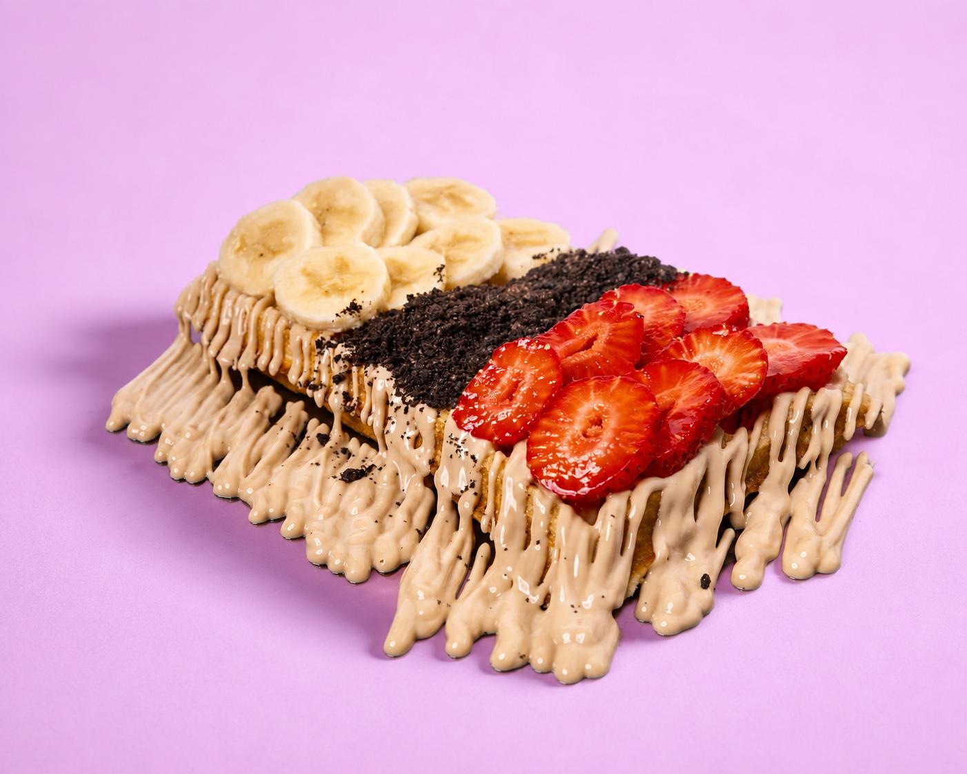 62.Waffle Banane & Oreo