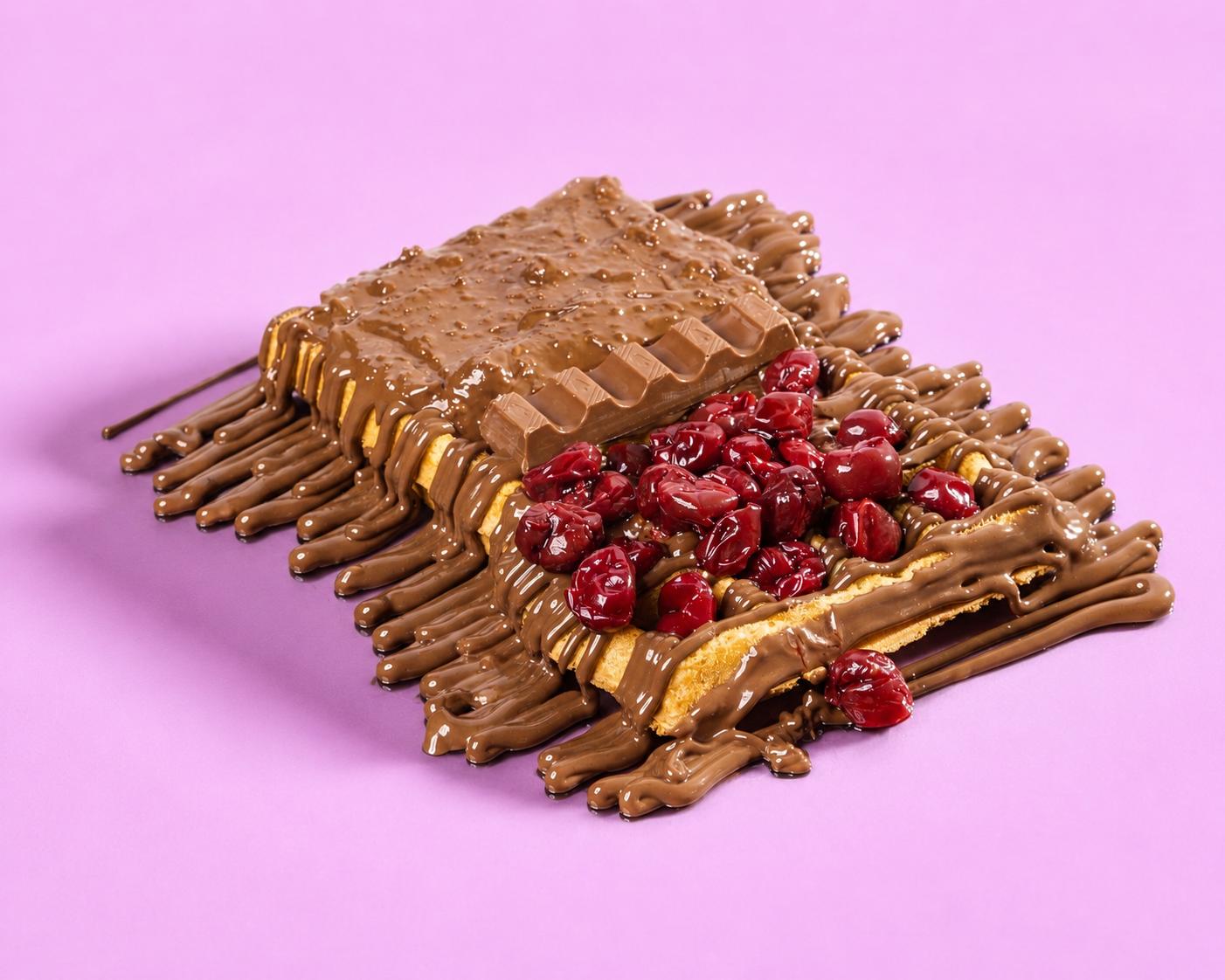 61.Waffle Nutella & Ferrero Rocher