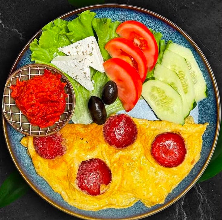 Omlet me Suxhuk