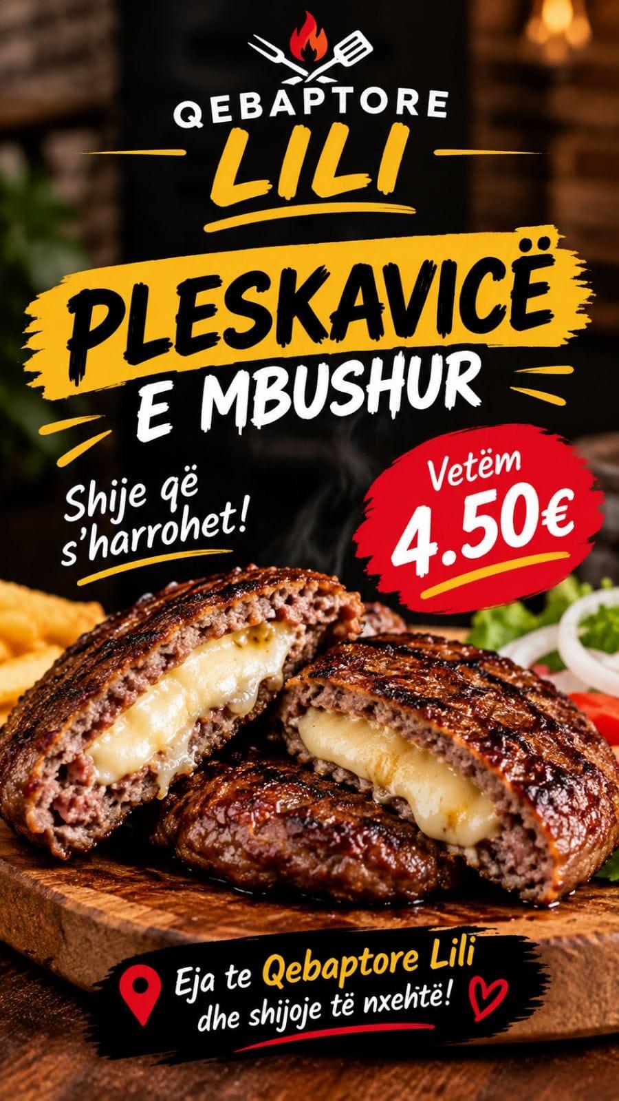 Pleskavicë e Mbushur