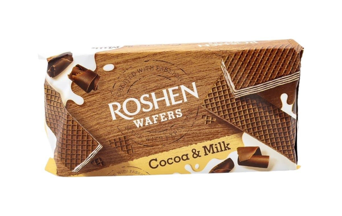 Roshen Wafers Cocoa&Milk
