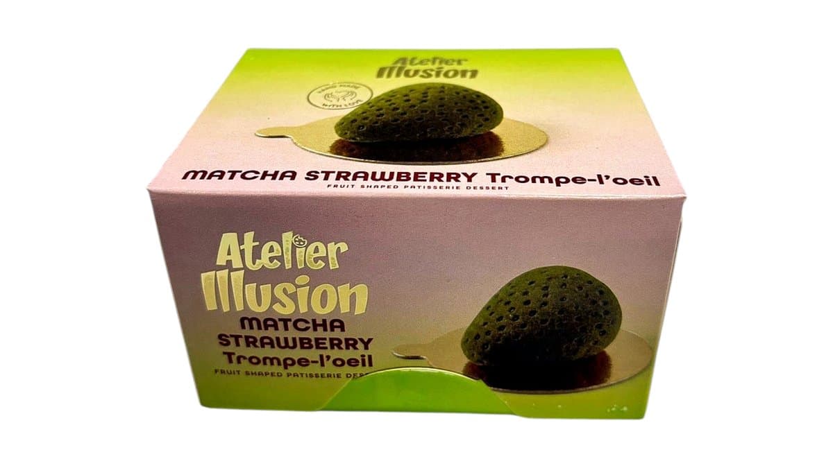 Matcha Strawberry Trompe loeli 100g