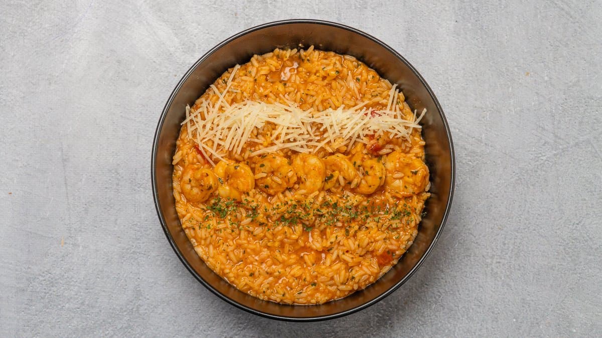 Risotto me Karkalec