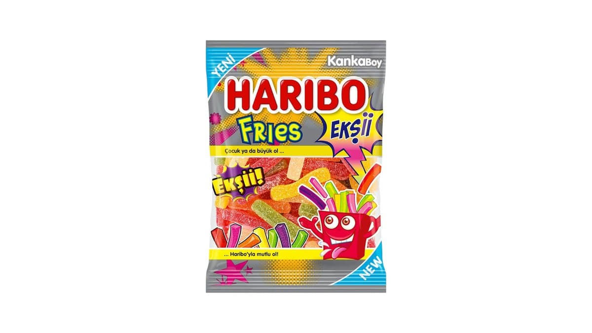 Haribo Fizz Fries 70Gr