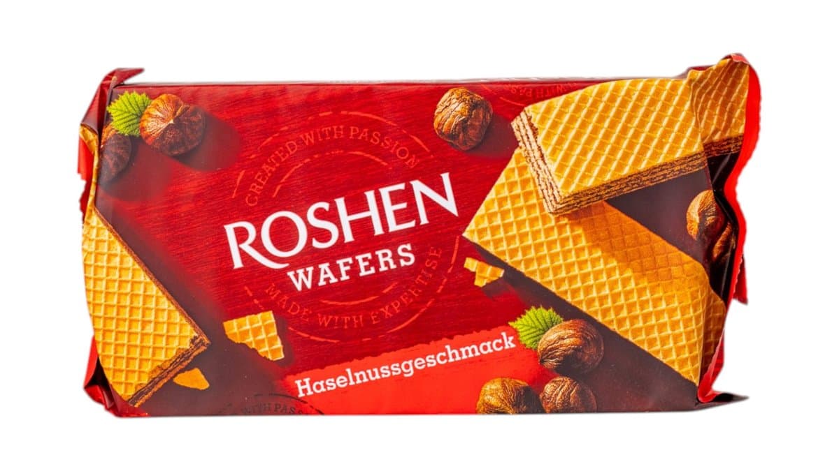 Roshen Wafers Hazelnut