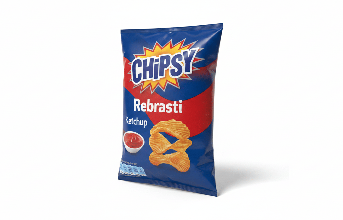 Chipsy Ketchup Rebrasti