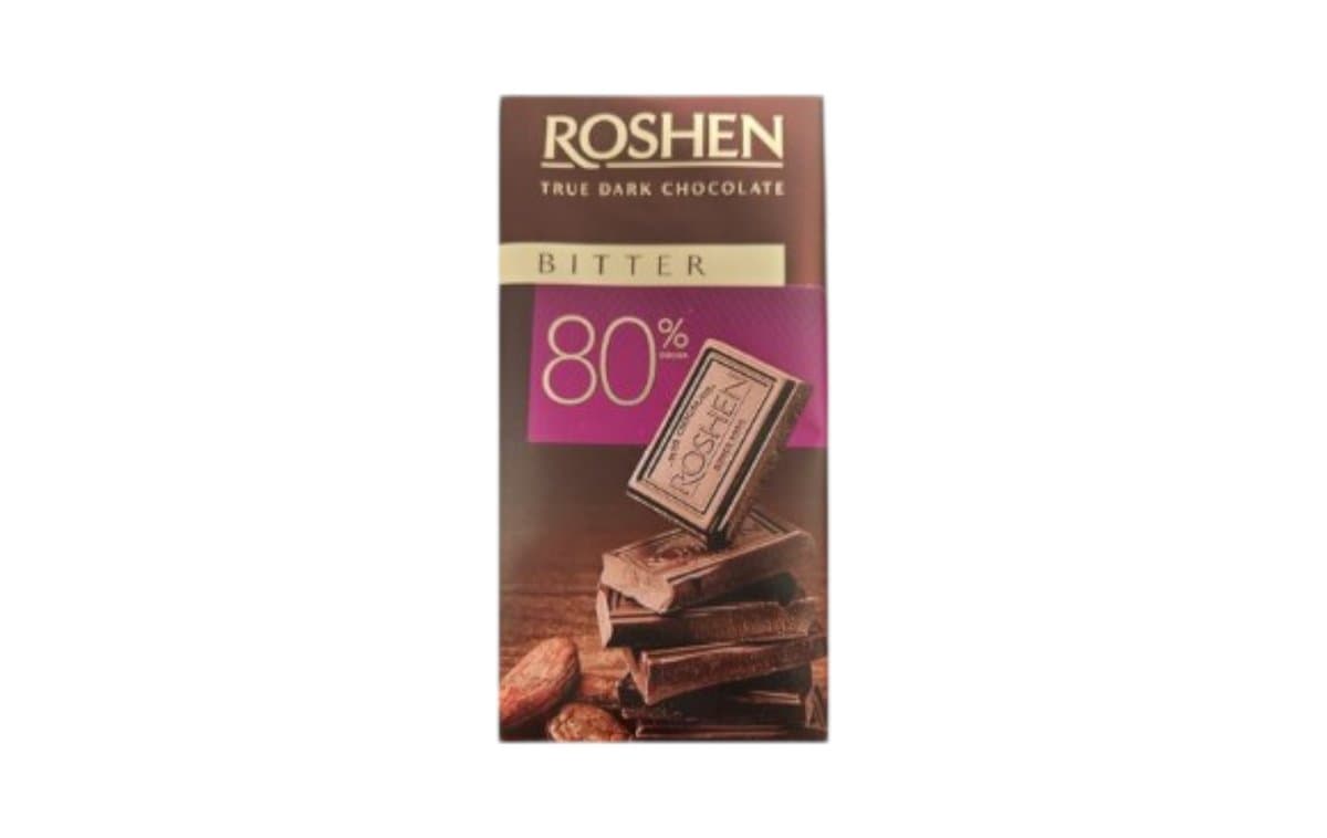Roshen True Dark Bitter 80%