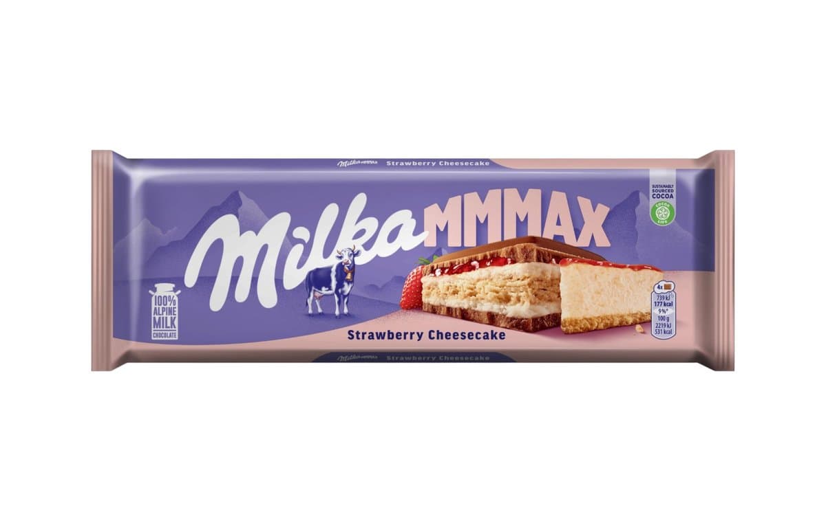 Milka Mmmax Cheesecake Strawberry