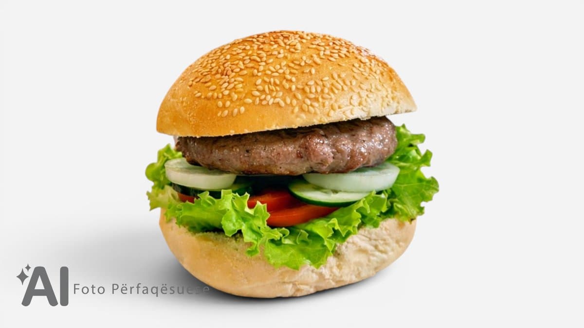 Pleskavicë në Bukë të Burgerit