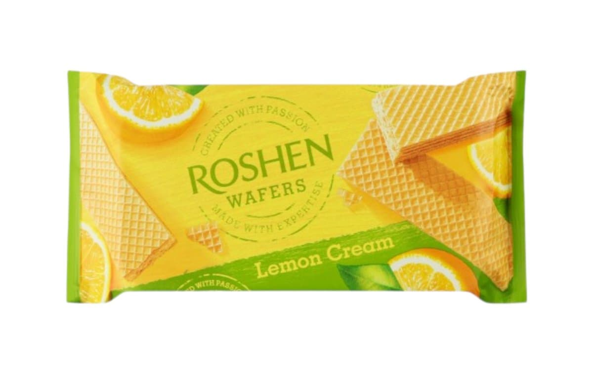 Roshen Wafers Lemon Cream